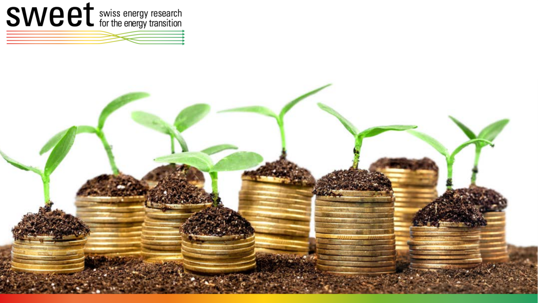 sweet edge 2025 flyer, multiple golden coins piles on eart and on each pile is also a bit earth and a green seedling grows out of it, on the left corner is the sweet edge logo