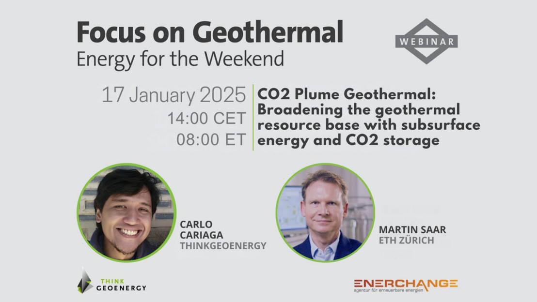 Webinar – CO2 Plume Geothermal