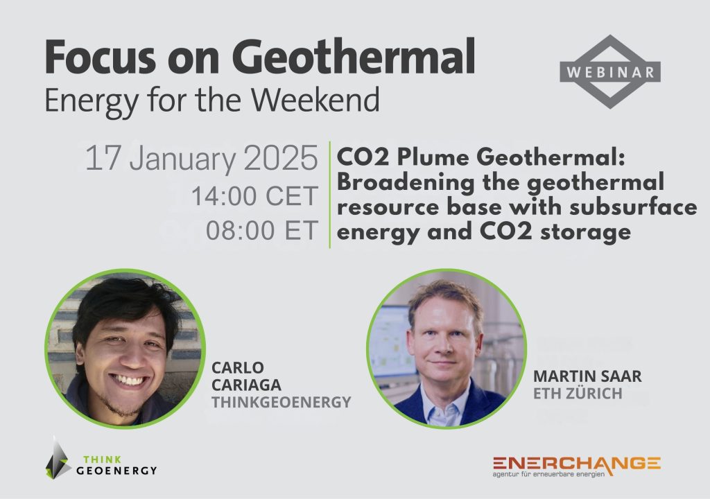 Webinar – CO2 Plume Geothermal